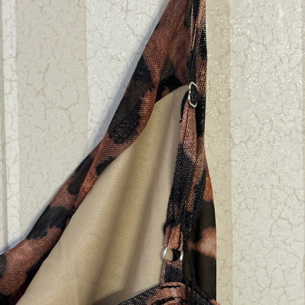 Leopard print chemise lingerie - Picture 10 of 12